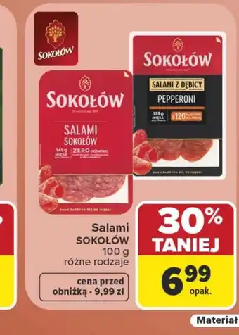 Carrefour Market Salami Sokołów oferta