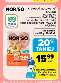 Carrefour Krewetki Norso oferta