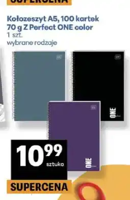 Delikatesy Centrum Kołozeszyt A5 100 kartek 70 g Z Perfect ONE color oferta