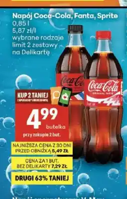 Delikatesy Centrum Napój gazowany Coca-Cola oferta