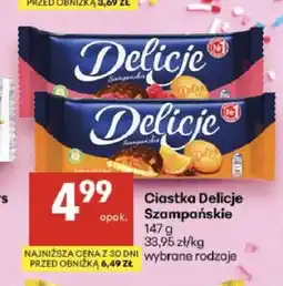 Delikatesy Centrum Ciastka Delicje Szampańskie Pomarańczowe oferta
