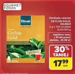 Carrefour Herbata Dilmah oferta