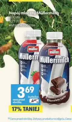 Delikatesy Centrum Napój mleczny Müllermilch o smaku czekoladowym oferta