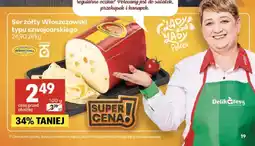 Delikatesy Centrum Ser żółty Włoszczowski typu szwajcarskiego oferta
