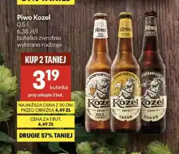 Delikatesy Centrum Piwo Kozel Bily oferta
