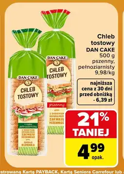 Carrefour Market Chleb tostowy Dan Cake oferta