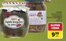 Carrefour Ogórki konserwowe Bracia Zawadzcy oferta