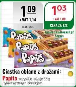 Eurocash Ciastka oblane z drażami: Papita oferta