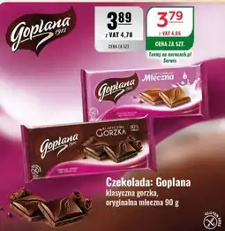 Eurocash Czekolada: Gopplana klasyczna gorzka, oryginalna mleczna oferta