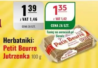 Eurocash Herbatniki Petit Beurre Jutrzenka oferta