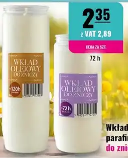Eurocash Wkład Olejowy do Zniczy oferta