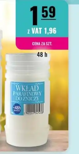 Eurocash Wkład parafinowy: do zniczy oferta
