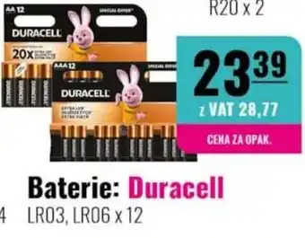 Eurocash Baterie: Duracell oferta