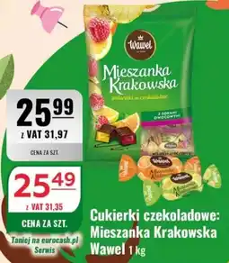 Eurocash Cukierki czekoladowe: Mieszanka Krakowska Wawel oferta