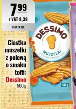Eurocash Ciastka muszelki z polewą o smaku toffi: Dessimo oferta