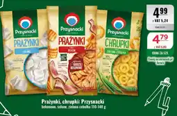 Eurocash Prażynki, chrupki: Przysnacki bekonowe, solone, zielona cebulka oferta