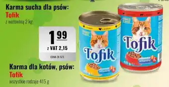 Eurocash Karma dla kotów, psów: Tofik oferta