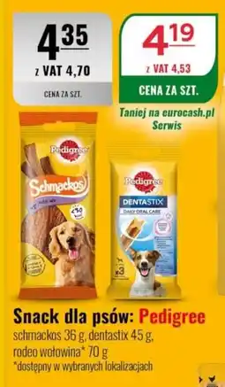 Eurocash Snack dla psów: Pedigree oferta