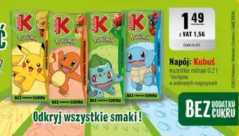 Eurocash Napój: Kubuś oferta
