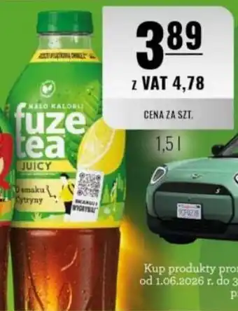 Eurocash Napój niegazowany: Fuze Tea Juicy oferta