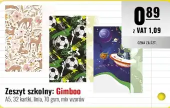 Eurocash Zeszyt szkolny: Gimboo oferta