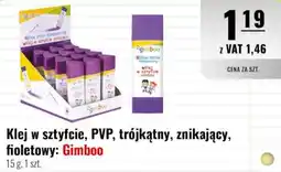 Eurocash Klej w sztyfcie, PVP, trójkątny, znikający, fioletowy: Gimboo oferta