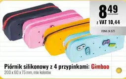 Eurocash Piórnik silikonowy z 4 przypinkami: Gimboo oferta