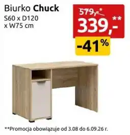 Black Red White Biurko Chuck oferta