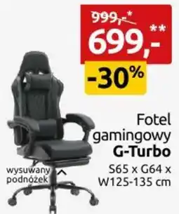 Black Red White Fotel gamingowy G-Turbo oferta