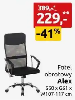 Black Red White Fotel obrotowy Alex oferta