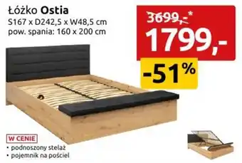 Black Red White Łóżko Ostia oferta