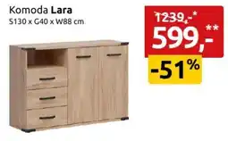 Black Red White Komoda Lara oferta