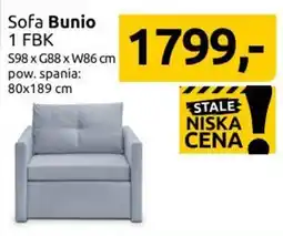 Black Red White Sofa Bunio oferta