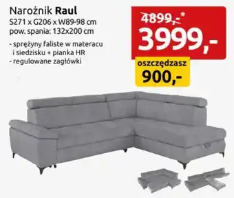 Black Red White Narożnik Raul oferta