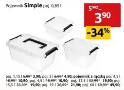 Black Red White Pojemnik Simple oferta