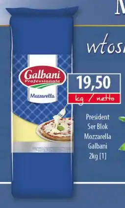 DUO-TES President Ser Blok Mozzarella Galbani oferta