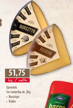 DUO-TES Spomlek Ser ćwiartka ok. 2kg Bursztyn Rubin oferta
