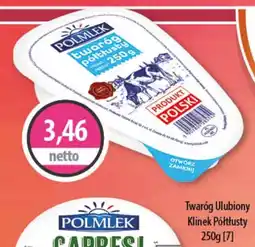 DUO-TES Twaróg Ulubiony Klinek Półtłusty oferta