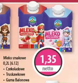 DUO-TES Mleko smakowe truskawkowe/guma balonowa oferta