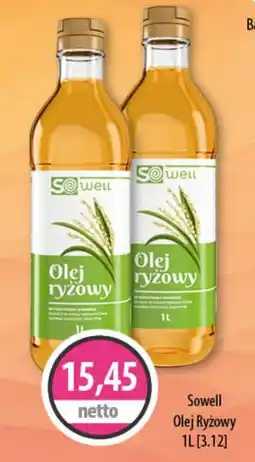DUO-TES Olej Ryżowy Sowell oferta