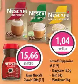 DUO-TES Nescafe Cappuccino oferta