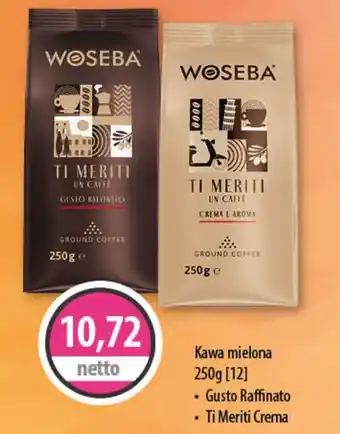 DUO-TES Kawa mielona Woseba oferta