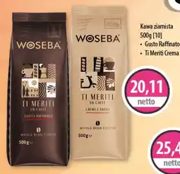 DUO-TES Kawa ziarnista Woseba oferta