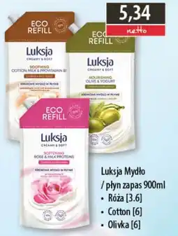 DUO-TES Luksja Mydło / płyn zapas 900ml oferta
