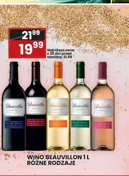 Wafelek Wino czerwone półsłodkie Beauvillon Medium Sweet oferta