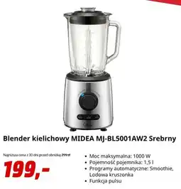 Media Markt Blender kielichowy Midea MJ-BL5001AW2 Srebrny oferta