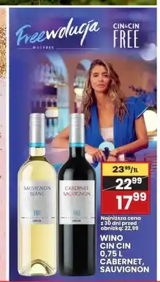 Wafelek Wino bezalkoholowe białe Cin & Cin Free Sauvignon Blanc oferta