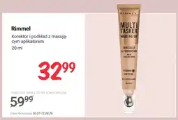 Rossmann Korektor i podkład z masującym aplikatorem Rimmel oferta