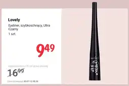 Rossmann Eyeliner szybkoschnący Lovely Ultra Czarny oferta
