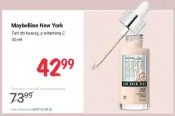 Rossmann Tint do twarzy z witaminą C Maybelline New York oferta